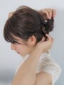少し崩すことで柔らかい印象になる