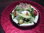 ブラッディーナチーズと豆腐のサラダ／梅ドレッシング