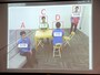 実現では、くらしカメラ AIがセンシングしている映像で識別状況を紹介。なお、映像のモニターは本発表会用に特別に用意されたもの