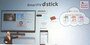 dstickは、スマートフォンのコンテンツやサービスを家庭のテレビで視聴できる