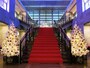  28～29階の階段にもクリスマス装飾が（2016年11月25日撮影）