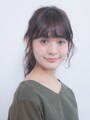 おくれ毛の出し方・正面
