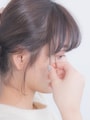 フェイスラインだけでなくもみあげにも出しておきます