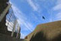 防波堤から見上げた空(撮影：MIWAKATOH)