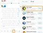 (左)コントローラーのアイコンをタップ。コントローラーのアイコンが表示されないときは、一度アプリを強制終了して再起動しましょう。(右)遊びたいゲームをタップ