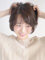 ワックスを揉みこむ