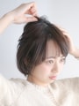 トップの髪を引き出す