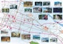 「あの花」の聖地巡礼ガイドブックのマップ