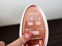 温感は、低：約37℃／高：約43℃、イオンレベルは、弱／強から選べます