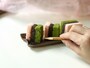 鎌倉五郎本店　桜の抹茶ぜんざい 　お抹茶をたてた時のきめ細かな泡のような生地