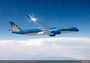 ベトナム航空 東京/羽田～ハノイ線で3月26日から初就航となった、最新機種　エアバスA350-900型機