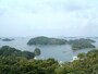 船越展望所からの九十九島の眺め。間近に島の全景を確認できますね（2012年3月撮影）