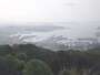 弓張岳展望台から佐世保市街中心部と佐世保港を望む（2012年3月撮影）