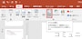 Office365のPowerPoint2016の画面。「挿入」タブに新しく「アイコン」ボタンが追加された。