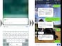 テキストボックスが現れるので、メッセージを書き込み、「送信」ボタンを押す。送られているかを確認するため、LINEアプリを起動すると、しっかりとメッセージが送られていることが分かる