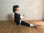 股関節をゆるめるように