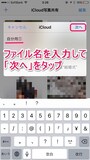 ファイル名を入力