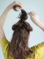 毛束に逆毛を立てておくとなおよい