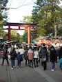 神社境内の入口、三の鳥居