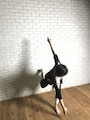 両腕は上下に伸ばし合う意識