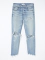 ハードな色落ちのライトインディゴ MOUSSY JEANS（マウジージーンズ）「TAPERED（テーパード）」