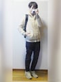 秋レジャーコーデ