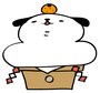 鏡餅　犬　イラスト　年賀状　カラー　かわいい