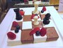 京王プラザホテル チェス盤ムース