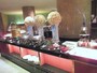 ヒルトン東京 アイランド型のブッフェ台