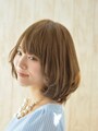 40代女性に似合うあか抜けミディアムヘア