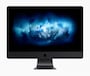 iMac Pro正面画像。シルバーのiMacとはまた違った印象だ