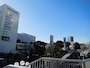「津田沼」駅前のペデストリアンデッキ