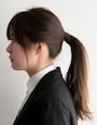 NG例）髪で耳が隠れてしまうと爽やかさが半減してしまう