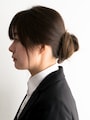 NG例）短い毛が落ちたり、耳が隠れているとルーズに見える