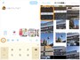 (左)写真アイコンをタップ。(右)動画をタップ