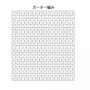 棒針編み、編み図、ガーター編み