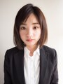 あご下のボブヘア