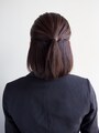 後ろ姿も合わせ鏡でチェック