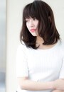 暗髪ボブ