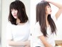 地毛の色に近い暗髪（左）、肌トーンや瞳の色素に合わせた自然な暗めのアッシュ（右）