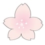桜の花　イラスト　カラー　かわいい