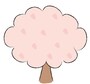桜の木　イラスト　カラー　かわいい