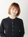 レイヤー入りのショートボブ