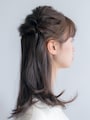 2段目は耳上あたりでくるりんぱ