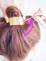 棒をぐいっと引き上げて、今度は斜め下方向に