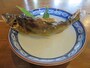 「丹一」の「鮎の骨酒」