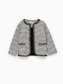 ZARA キッズ ガール ツイードジャケット