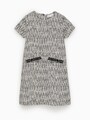 ZARA キッズ ガール ツイードワンピース