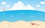 夏　イラスト　かわいい　フリー　無料　海
