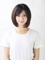 レイヤーが入ったボブスタイル